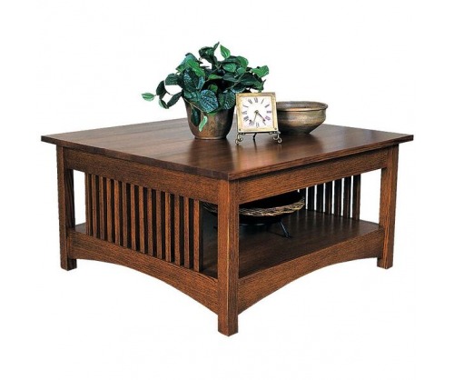 Bridger Mission Square Spindle Coffee Table