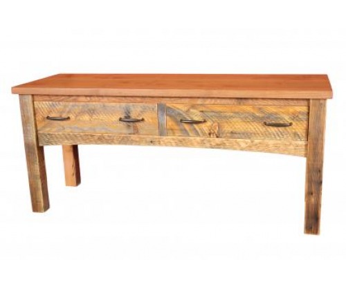 Reclaimed Luggage Bench