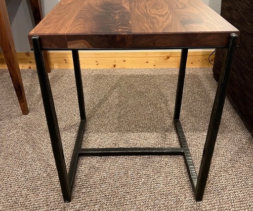 Modern Forged Metal Side Table