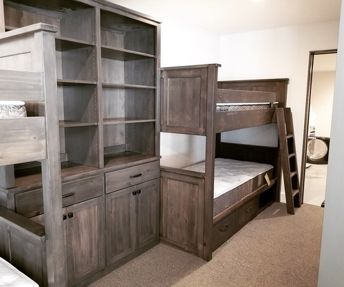 Bunk Beds - Twin over Twin Built- In