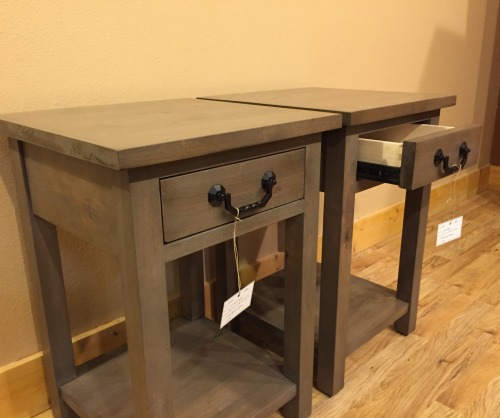 Custom Gray Accent Tables