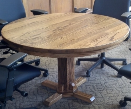 Gallatin Classic Round Pedestal Table