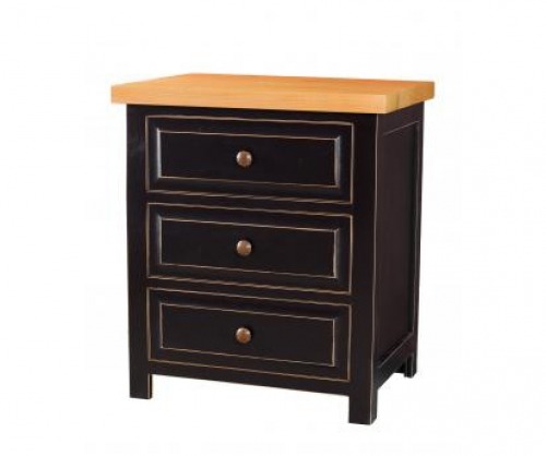 Lincoln 3 Drawer Nightstand