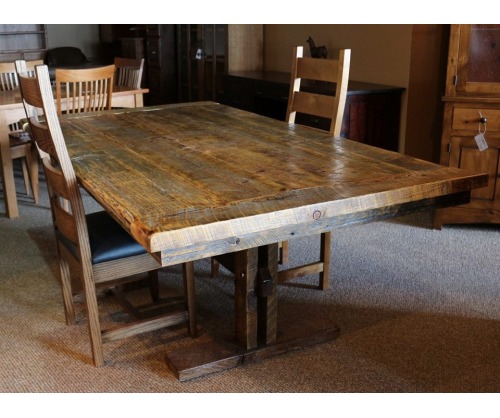 Reclaimed Farmhouse Trestle Table