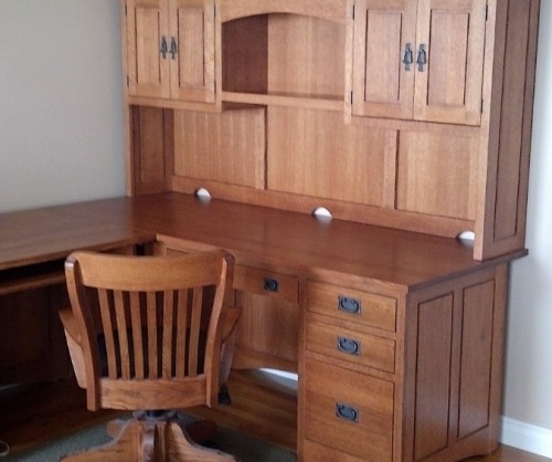 Bridger Mission Desk Hutch Top