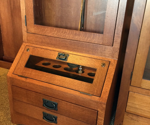 Fly Rod Cabinet, Handmade Furniture