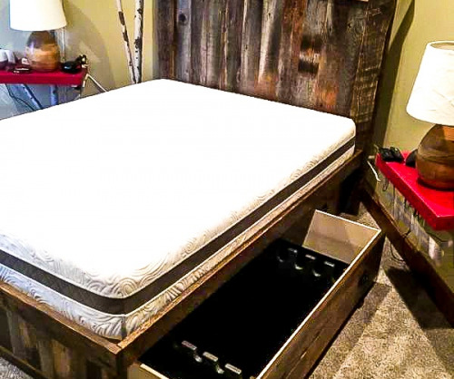 Reclaimed Slide-out Rifle Bed