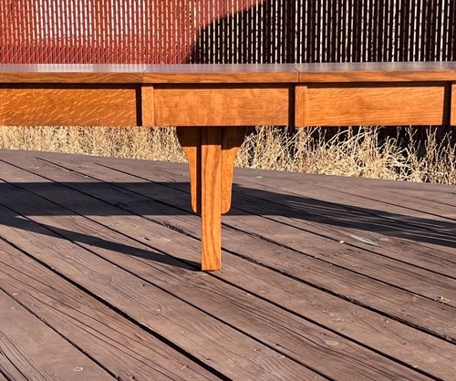 Bridger Mission Expandable Bench With Three Leaves 