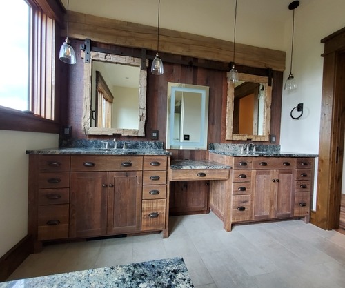Double Vanity - Reclaimed, Natural 