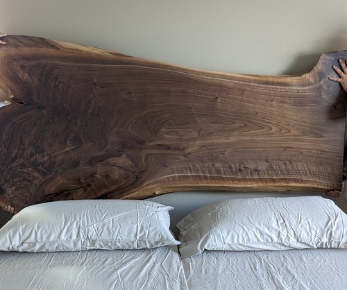 Live Edge Floating Headboard 