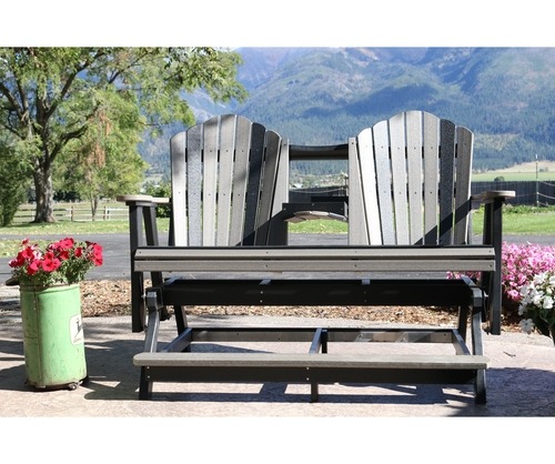  Adirondack Glider Bench