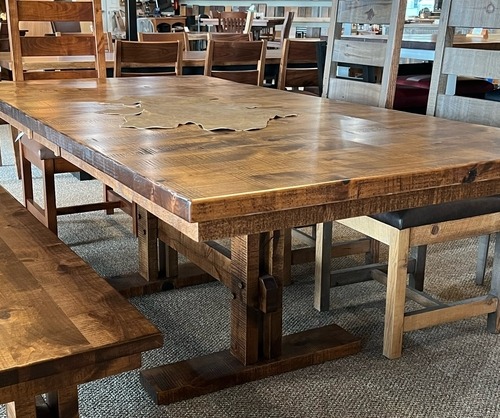 Farmhouse Trestle Dining Table