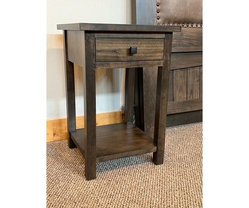 Saddle Peak One  Drawer Nightstand