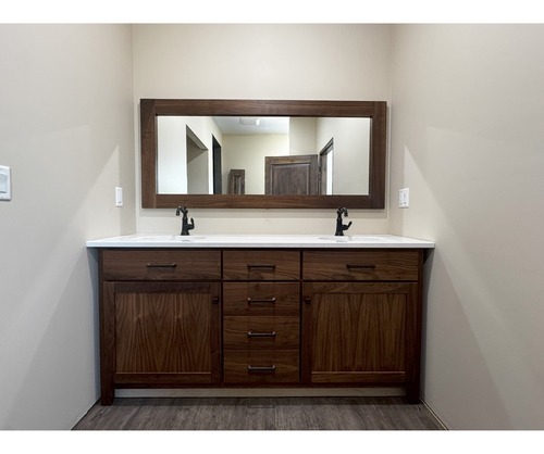 Walnut Double Vanity
