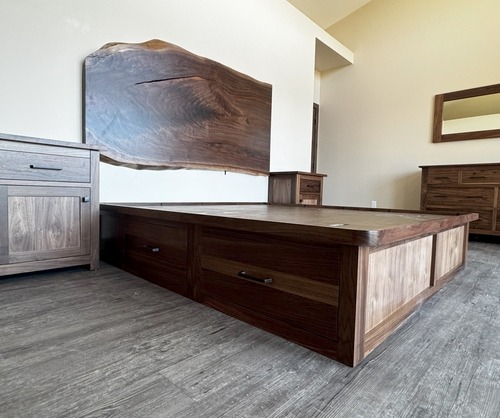 Walnut Hideaway Night Stand