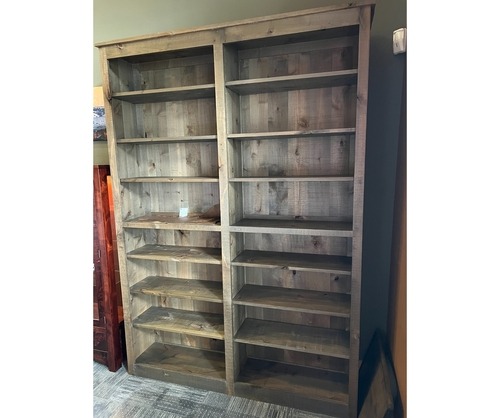 Custom Bookcase- Wasatch Alder Grey Acc x2