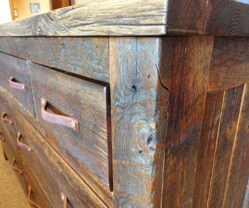 Reclaimed 7 drawer dresser