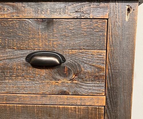 Reclaimed 7 Drawer Dresser with Cup Pulls