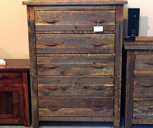 Reclaimed 5 drawer chest