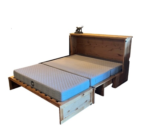 Murphy Cabinet Bed - Natural Alder