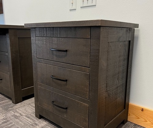 Hide Away 3 Drawer Night Stand
