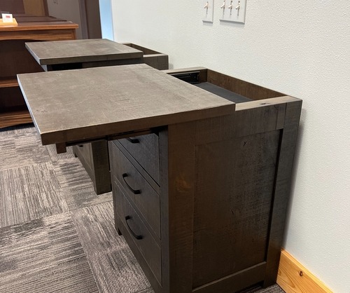Hide Away 3 Drawer Night Stand
