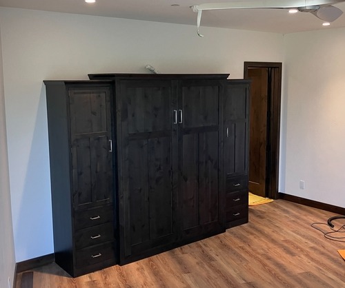 Murphy Bed - Vertical Queen with Custom Towers