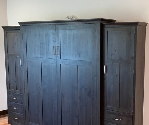 Murphy Bed - Vertical Queen with Custom Towers