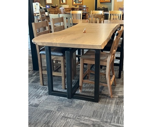 Choteau Base with White Oak Live Edge