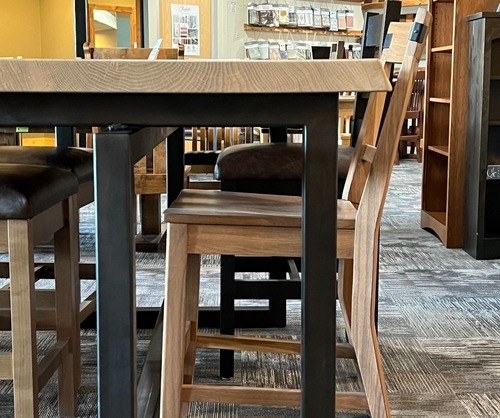 Choteau Base with White Oak Live Edge