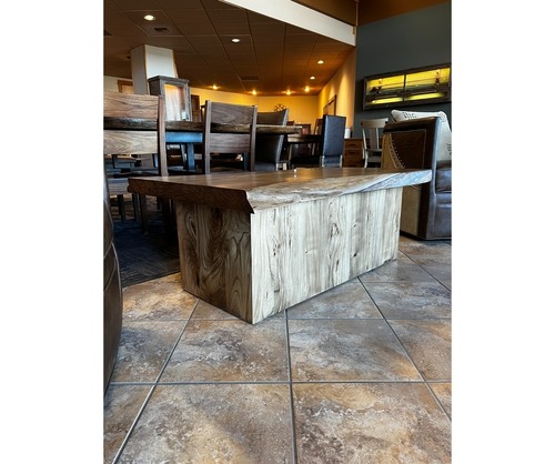 Live Edge Ash Coffee Table | Solid Wood | Montana Made