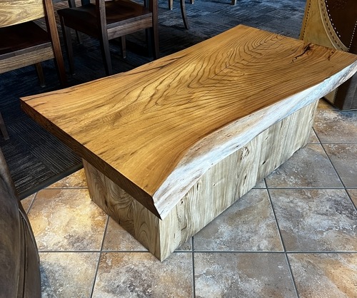 Live Edge Ash Coffee Table | Solid Wood | Montana Made