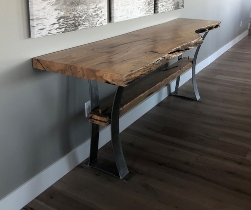 Live Edge Entryway Table