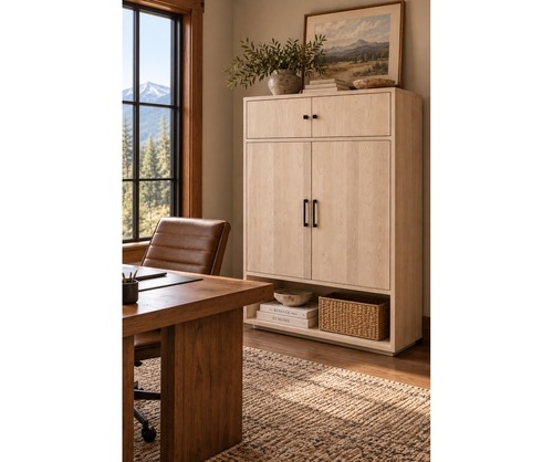 Modern Walnut Cabinet
