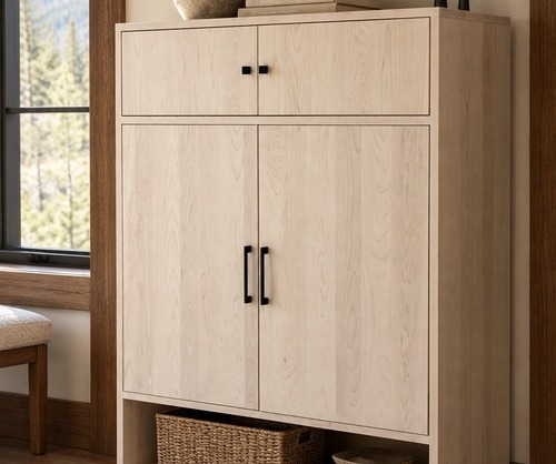 Modern Walnut Cabinet