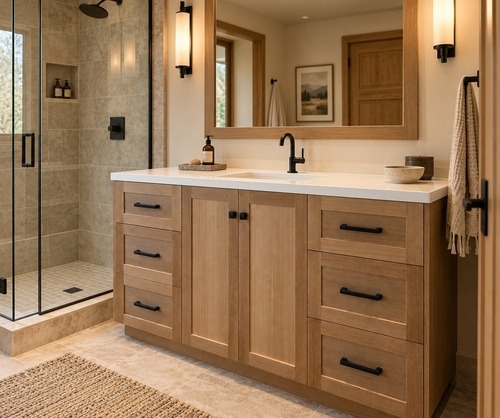 White Oak Vanity