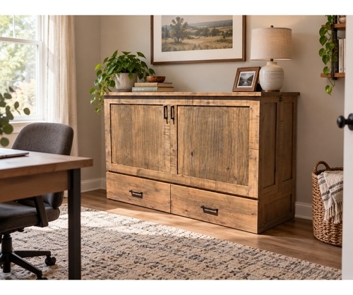 Murphy Cabinet Bed - Wasatch Alder